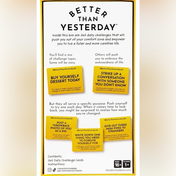 WHAT DO YOU MEME? Better Than Yesterday - A Mindfulness Game - Picture 6 of 6